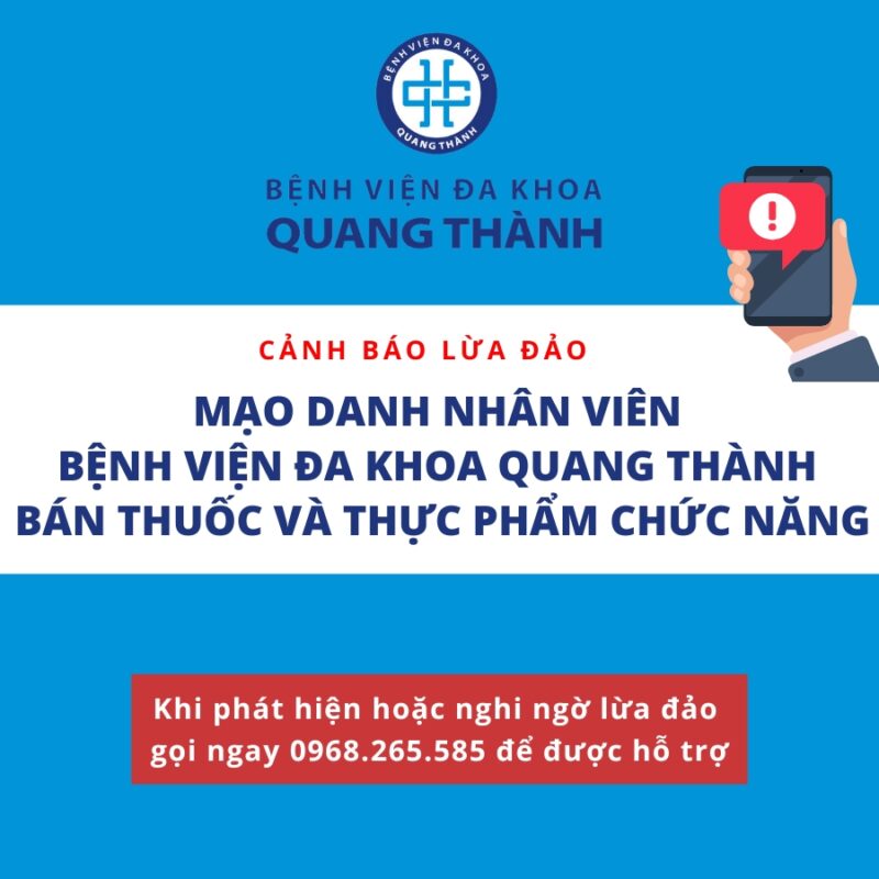 Mạo danh nhân viên bệnh viện Đa khoa Quang Thành bán thuốc và thực phẩm chức năng