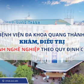 Bệnh viện Đa khoa Quang Thành khám và điều trị bệnh nghề nghiệp