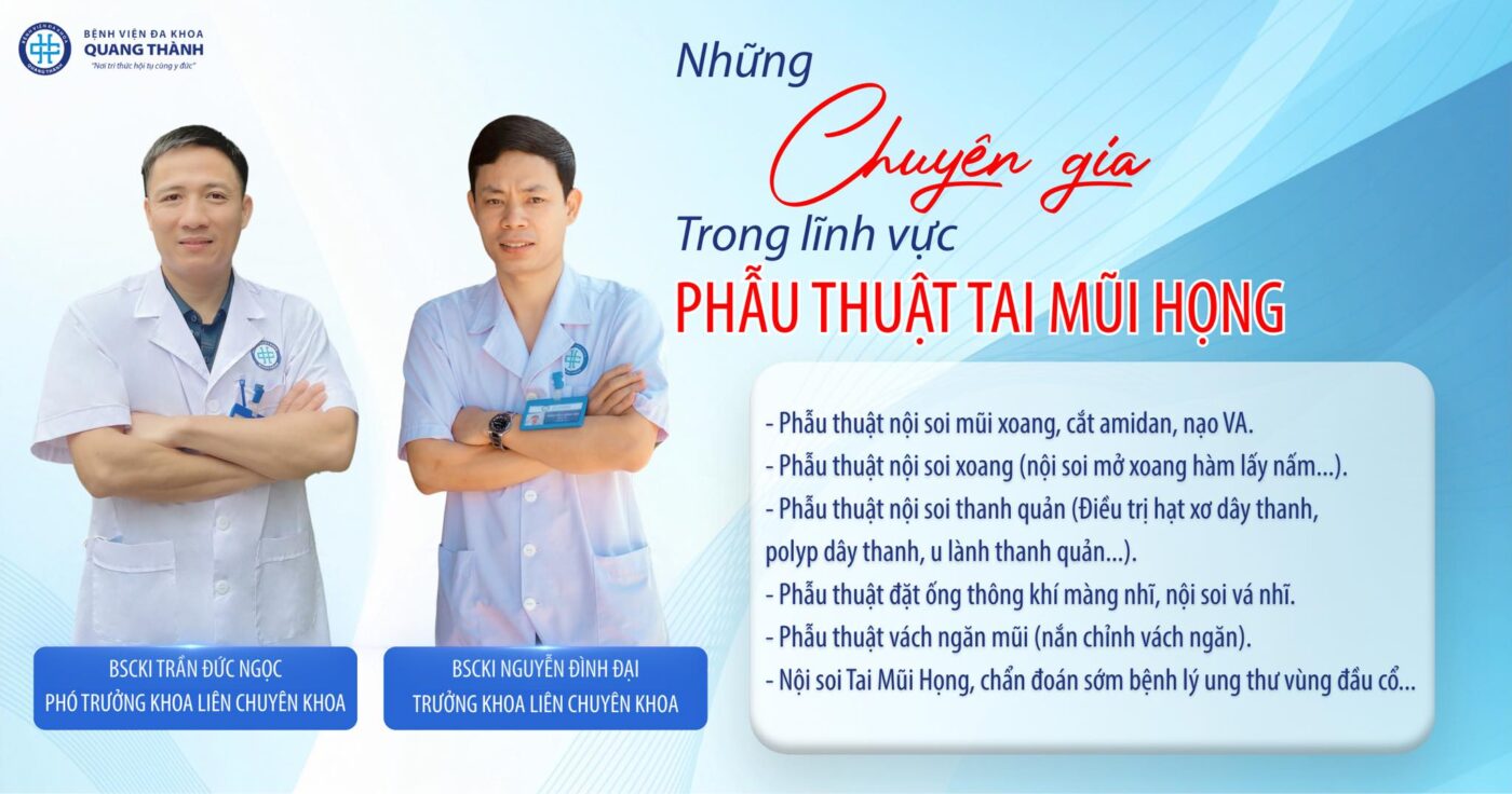 phẫu thuật tai mũi họng
