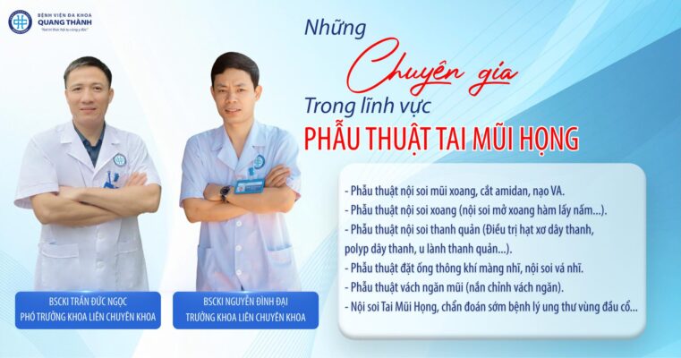 phẫu thuật tai mũi họng